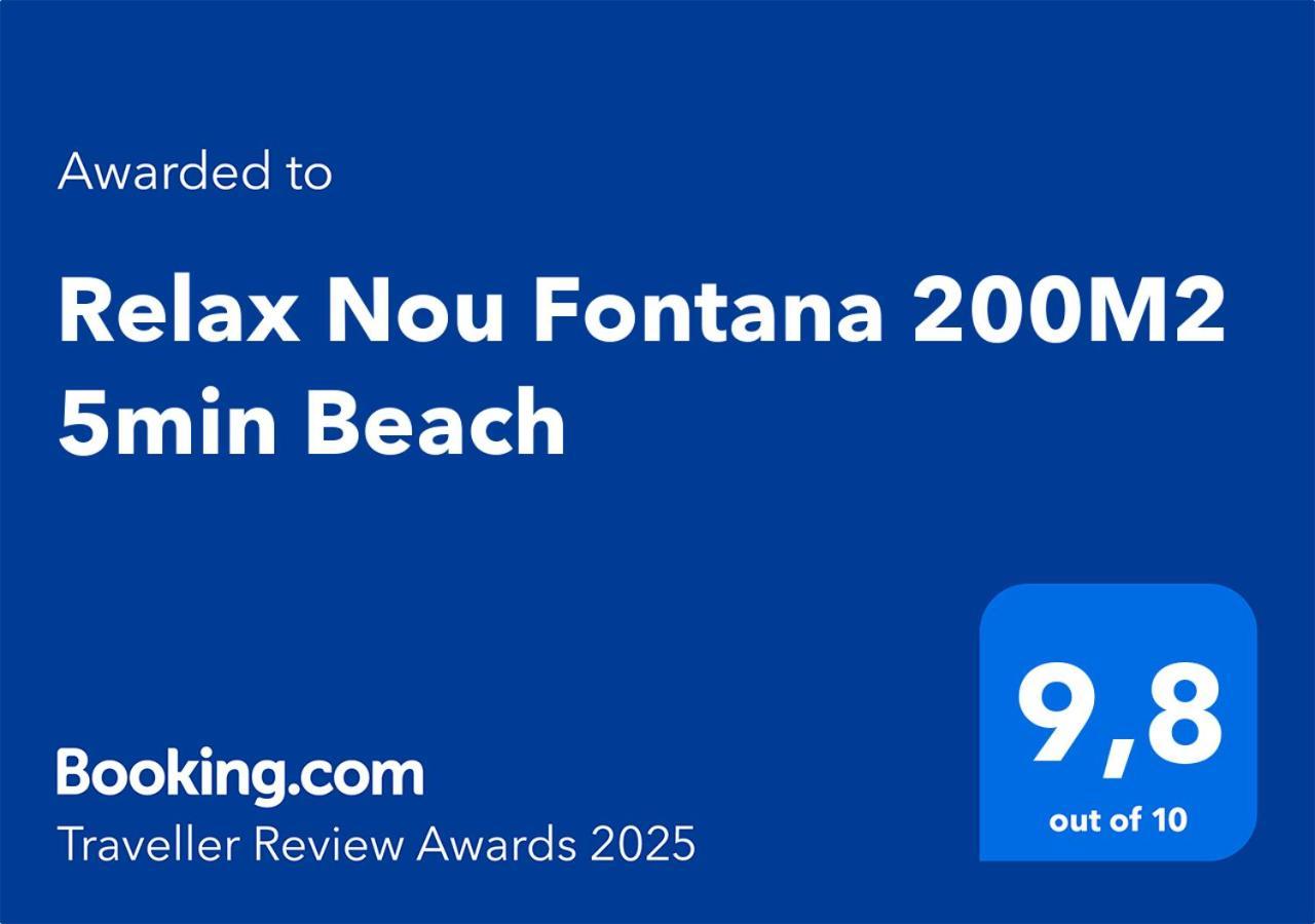 Relax Nou Fontana 200M2 5Min Beach Javea Ngoại thất bức ảnh